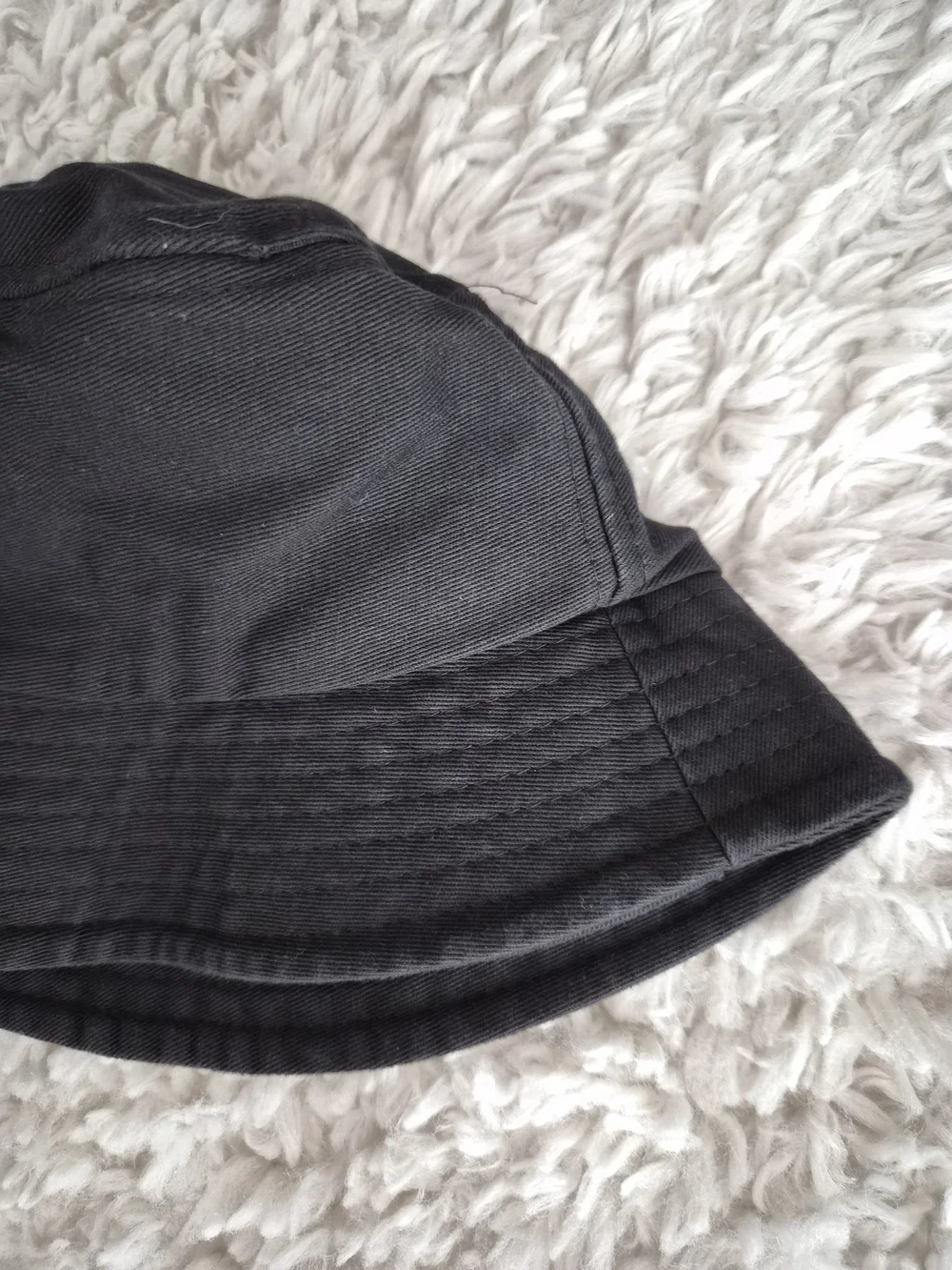 SHEIN Black Cotton Bucket Hat | Y2K Grunge Aesthetic - Picture 7 of 11